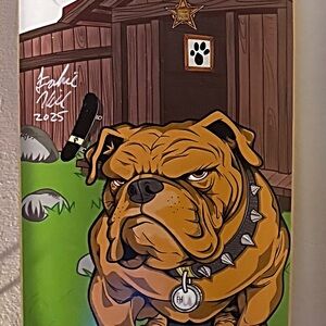 Frankie Hill Bulldog Illustration Dog House Hill , skateboards